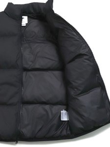 画像5: 【送料無料】NIKE TF CLUB PUFFER VEST 65-BLACK/WHITE (5)