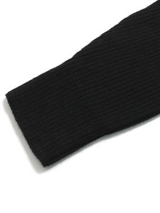 画像7: 【送料無料】REIGNING CHAMP MERINO RIB VINNIE TRACK JACKET BLACK (7)