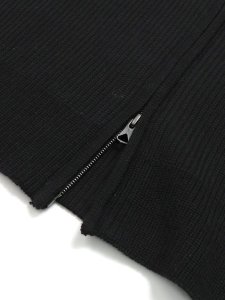 画像5: 【送料無料】REIGNING CHAMP MERINO RIB VINNIE TRACK JACKET BLACK (5)