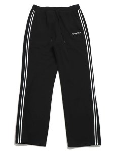 画像1: 【送料無料】REIGNING CHAMP POLY PIQUE CAMPO STANDARD TRACK PANT BLACK (1)
