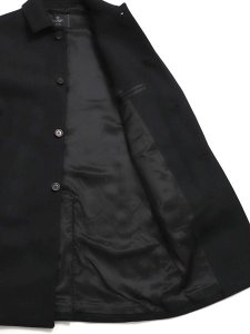 画像7: 【送料無料】REIGNING CHAMP WOOL CASHMERE SCOUT COAT BLACK (7)