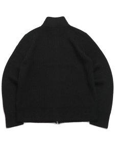 画像2: 【送料無料】REIGNING CHAMP MERINO RIB VINNIE TRACK JACKET BLACK (2)