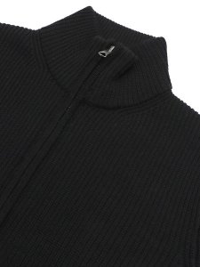 画像3: 【送料無料】REIGNING CHAMP MERINO RIB VINNIE TRACK JACKET BLACK (3)