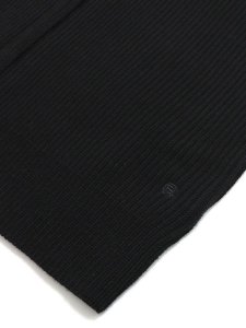 画像4: 【送料無料】REIGNING CHAMP MERINO RIB VINNIE TRACK JACKET BLACK (4)
