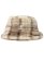 画像2: 【送料無料】KANGOL FAUX FUR BUCKET-BEIGE MULTI PLAID (2)
