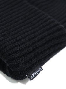 画像3: WHIMSY SOCKS FINE GAUGE BEANIE BLACK (3)