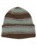 画像1: KANGOL FUZZY STRIPE BEANIE BROWN (1)