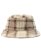 画像3: 【送料無料】KANGOL FAUX FUR BUCKET-BEIGE MULTI PLAID (3)
