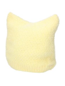 画像1: KANGOL FAUX FUR POINTED BEANIE BUTTER CHIFFON (1)