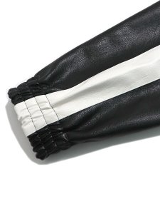 画像7: 【送料無料】FUBU FAUX LEATHER TRACK JACKET WHITE (7)