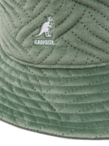 画像5: KANGOL PLUSH WAVE PUFF BUCKET SAGE GREEN (5)