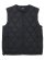 画像1: 【送料無料】SCHOTT TAION INNER DOWN VEST BLACK (1)
