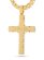 画像3: 【送料無料】KING ICE TENNIS CROSS 2.2" NECKLACE (3)