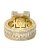 画像2: 【送料無料】KING ICE PLATFORM GOLD VERMEIL RING (2)