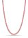 画像1: 【送料無料】KING ICE PINK TENNIS CHAIN 18" ROSE GOLD GD PLATED (1)