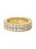 画像2: 【送料無料】KING ICE DOUBLE-ROW BRILLIANT-CUT GD VERMEIL RING (2)