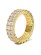 画像3: 【送料無料】KING ICE DOUBLE-ROW BRILLIANT-CUT GD VERMEIL RING (3)
