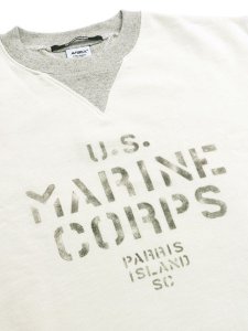 画像3: 【送料無料】AVIREX VINTAGE CREW SWEAT OFF WHITE (3)