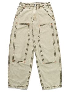 画像2: 【送料無料】TRUE RELIGION CARPENTER SUPER T BAGGY SCUFFED BEIGE (2)