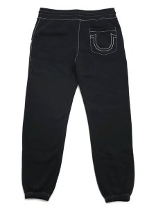 画像1: 【送料無料】TRUE RELIGION BIG T JOGGER BLACK (1)