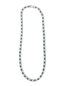 画像1: 【送料無料】ADVANCE CHAIN 42cm EMERALD/ZIRCONIA (1)