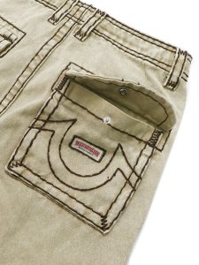 画像5: 【送料無料】TRUE RELIGION CARPENTER SUPER T BAGGY SCUFFED BEIGE (5)