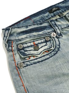 画像3: 【送料無料】TRUE RELIGION RICKY SUPER T STRAIGHT LIGHT WASH  (3)