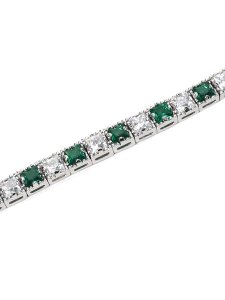 画像4: 【送料無料】ADVANCE CHAIN 42cm EMERALD/ZIRCONIA (4)