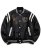 画像2: 【送料無料】TRUE RELIGION RETRO VARSITY JACKET BLACK (2)
