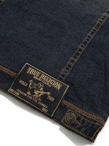 画像6: 【送料無料】TRUE RELIGION SUPER T FLATLOCK DNM TRUCKER GREENLAND DKW (6)