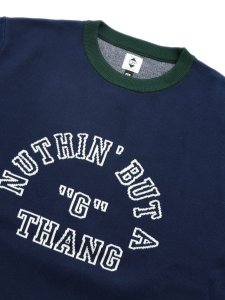 画像3: 【送料無料】EXPANSION SN NOTHING BUT G SWEATER NAVY/GREEN (3)