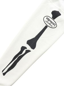 画像4: 【送料無料】VANSON SKELTON BONES THERMAL LS TEE WHITE/BLACK (4)