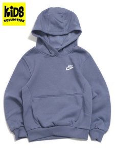 画像1: 【KIDS】NIKE YTH NSW CLUB FLC HOODIE LBR-WORLD INDIGO (1)