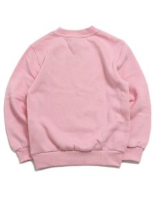 画像2: 【KIDS】NIKE YTH NSW CLUB FLC CREW LBR-MED SOFT PINK/WH (2)
