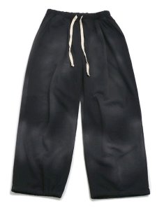 画像1: 【送料無料】MOOJI MOOJI SWEAT 04 PANTS AGED BLACK (1)