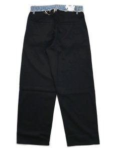 画像2: 【送料無料】WNTD APPAREL DENIM WAISTBAND TROUSERS (2)