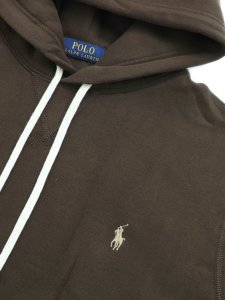 画像3: 【送料無料】POLO RALPH LAUREN RL FLEECE PULLOVER HOODIE NUTMEG BROWN (3)