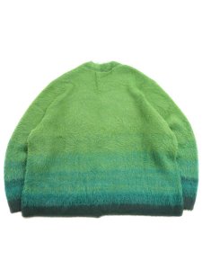 画像2: 【送料無料】WNTD APPAREL MOHAIR CARDIGAN GRASSY GREEN (2)