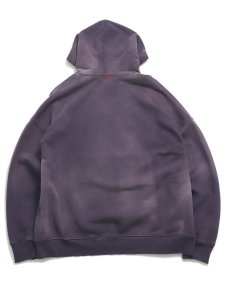 画像2: 【送料無料】MOOJI MOOJI OVERSIZED CROP HOODIE AGED PURPLE (2)