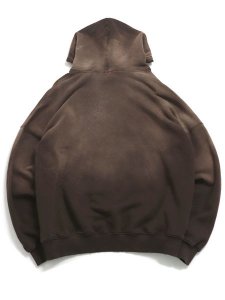 画像2: 【送料無料】MOOJI MOOJI OVERSIZED CROP HOODIE AGED BROWN (2)