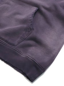 画像4: 【送料無料】MOOJI MOOJI OVERSIZED CROP HOODIE AGED PURPLE (4)