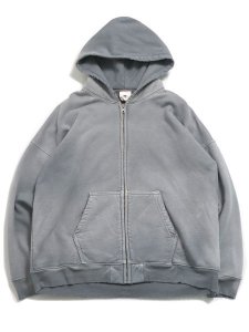 画像1: 【送料無料】MOOJI MOOJI OVERSIZE ZIP UP HOODIE AGED GREY (1)