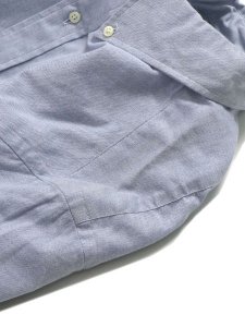 画像5: 【MEGA SALE】MARK MCNAIRY ELBOW PATCHES OXFORD SHIRT-RED PATCHE (5)