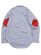 画像2: 【MEGA SALE】MARK MCNAIRY ELBOW PATCHES OXFORD SHIRT-RED PATCHE (2)