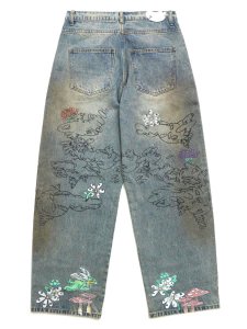 画像2: 【送料無料】WNTD APPAREL ART IS WAR PAINTER PANTS (2)