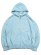 画像1: 【送料無料】MOOJI MOOJI OVERSIZE ZIP UP HOODIE AGED BABY BLUE (1)