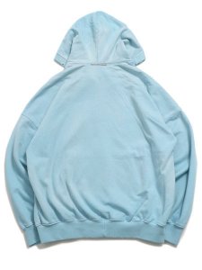 画像2: 【送料無料】MOOJI MOOJI OVERSIZE ZIP UP HOODIE AGED BABY BLUE (2)
