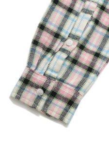 画像5: 【送料無料】BILLIONAIRE BOYS CLUB BB DUST STORM CROPPED JACQUARD PLAID SHIRT (5)