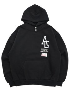 画像1: 【送料無料】ACAPULCO GOLD REFLECTIVE AG SIGNATURE SNAP HOODED SWEAT (1)