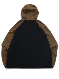 画像2: 【送料無料】NIKE TECH WINDRUNNER WOVEN FZ JACKET-BK/MW BR (2)